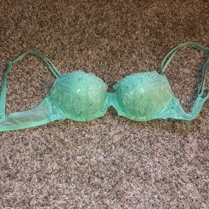 Pink by Victoria’s Secret mint green bra size 34a
